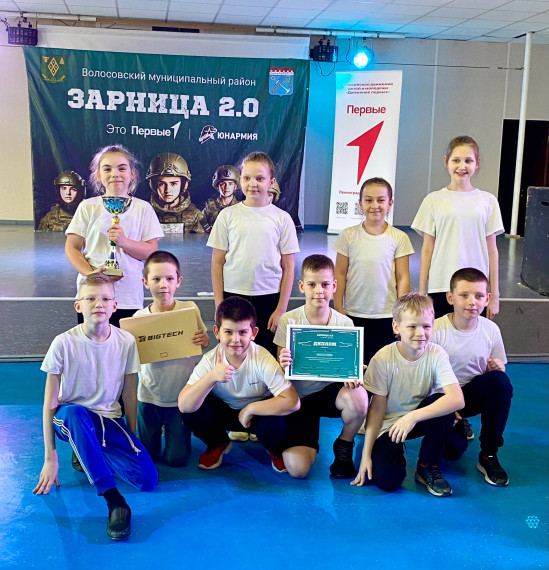 Победа команды «Юнги РФ» в муниципальном этапе игры «Зарница 2.0».
